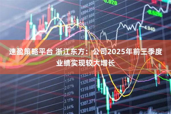 速盈策略平台 浙江东方：公司2025年前三季度业绩实现较大增长
