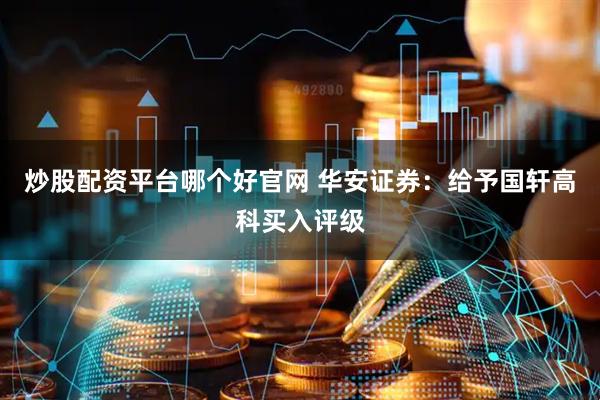 炒股配资平台哪个好官网 华安证券：给予国轩高科买入评级